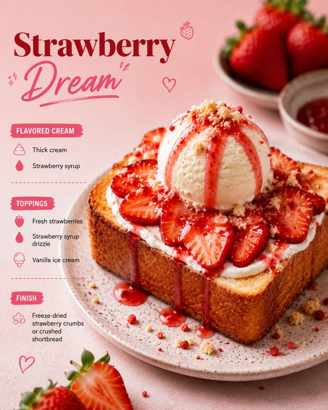 DEZĀTO Strawberry Dream Brioche
