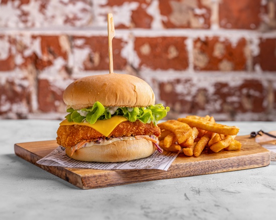 Chicken Burger & Chips